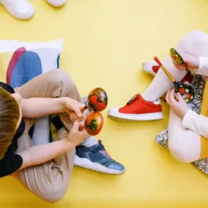 Child painting